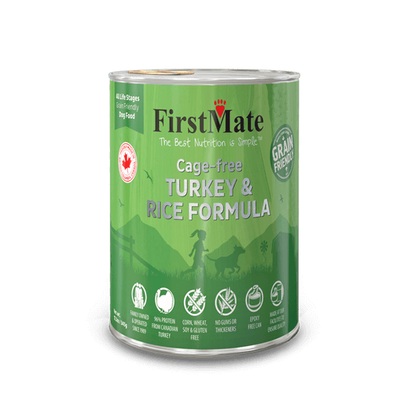 FirstMate - Grain Friendly - Cage-free Turkey & Rice - ARMOR THE POOCH