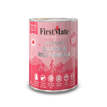 FirstMate - Grain Friendly - Wild Pacific Salmon & Rice - ARMOR THE POOCH