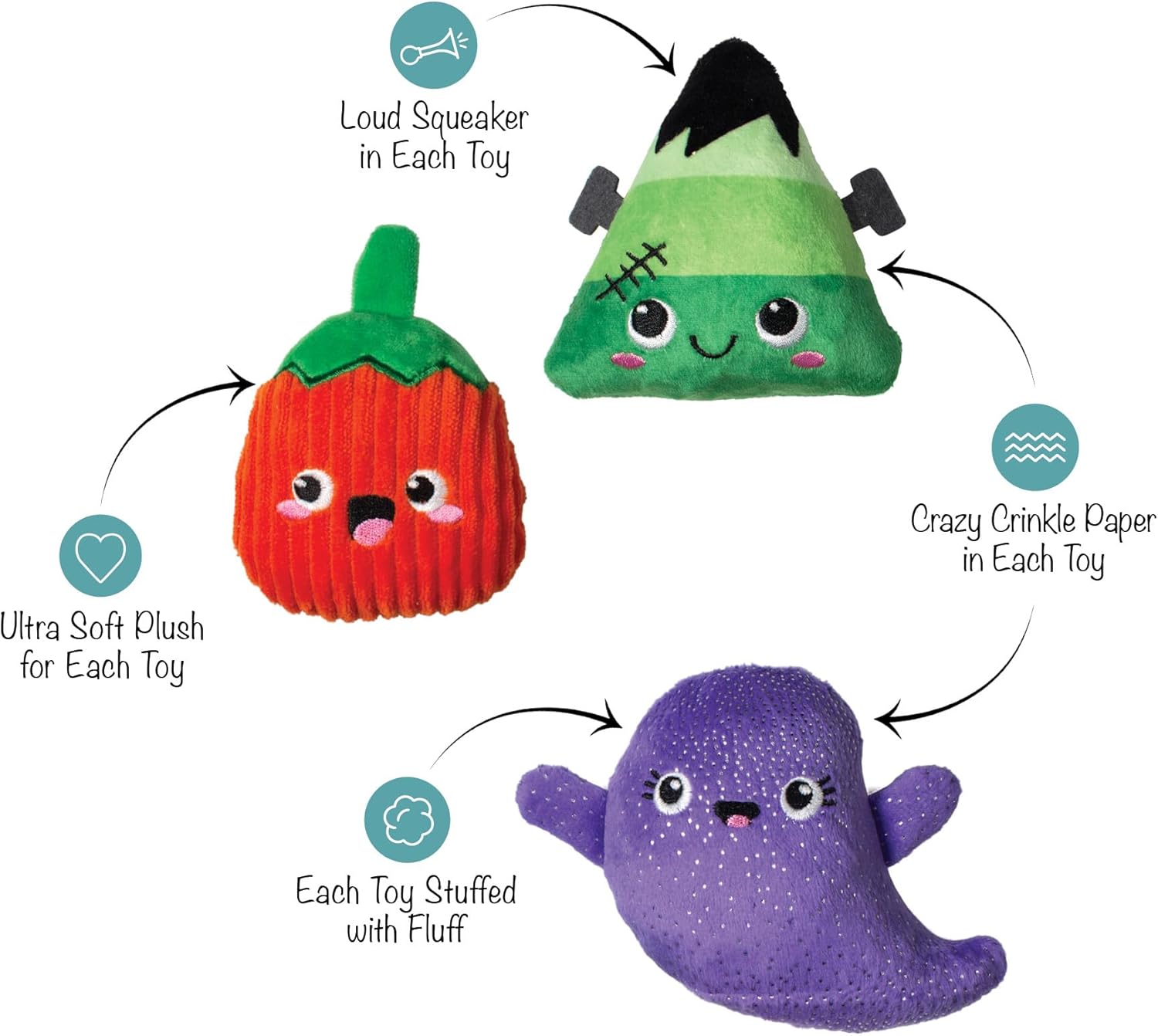 Fringe Studio - Spooky Squad - 3 Pieces (For Small Dogs)