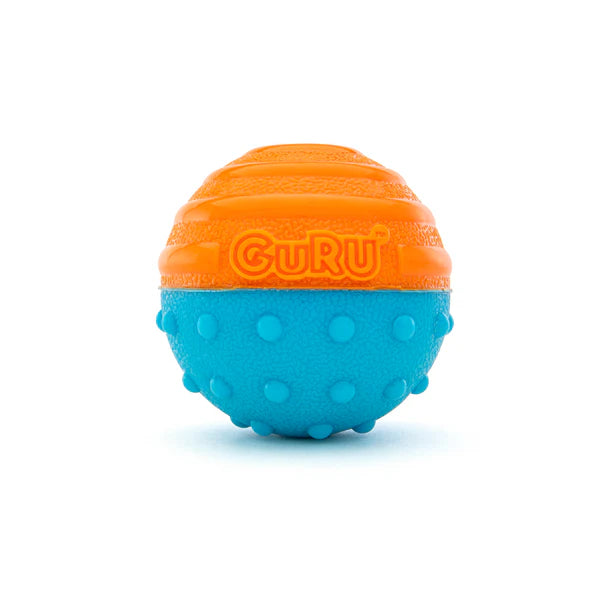 GURU Crunch Squeak Ball (2 Pack) (For Dogs) ARMOR THE POOCH