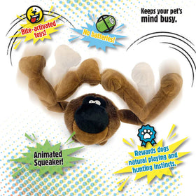 GoDog -  Action Plush - Ape Chew Guard Animated Plush Dog Toy