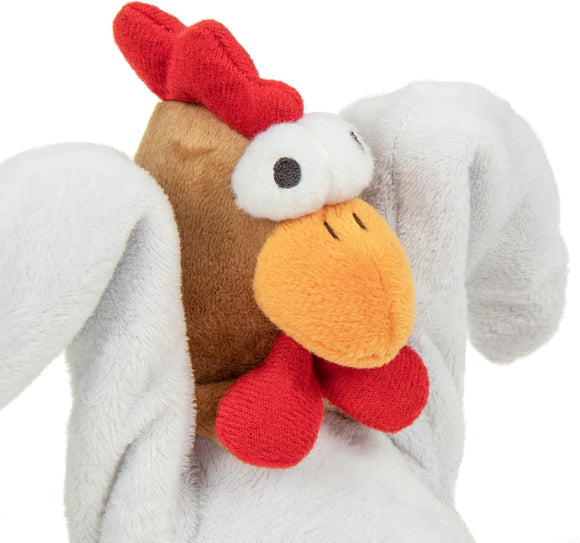 GoDog -  Chicken Chew Guard Technology Animated Squeaker Plush Dog Toy