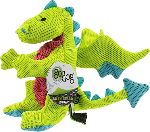 GoDog - Double Chew Guard - Dragon Green (For Dogs)