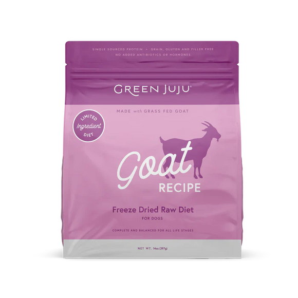Green Juju - Freeze-Dried Goat Recipe (For Dogs)