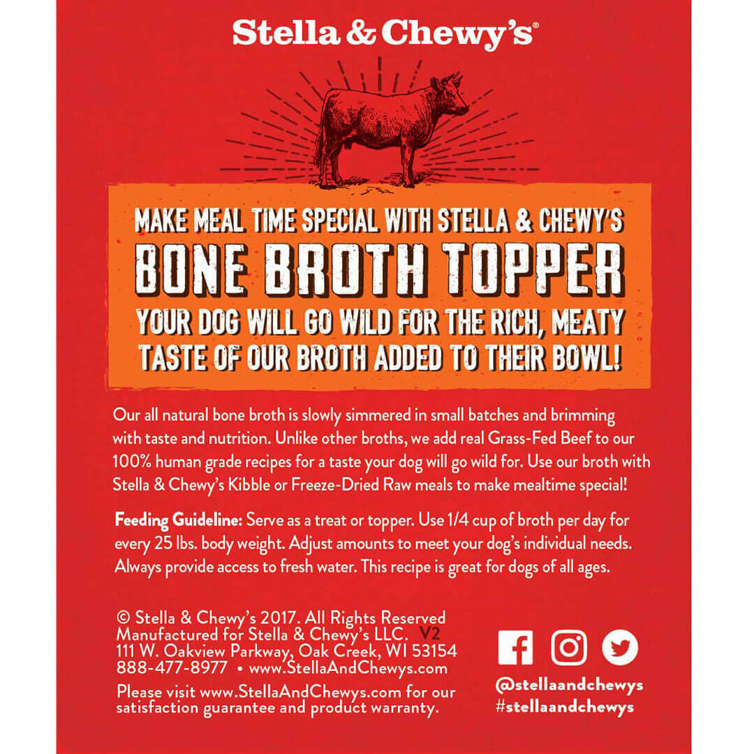 Stella & Chewy's - Grass-Fed Beef Broth - ARMOR THE POOCH