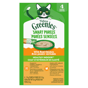 Greenies - Smart Purees - Chicken Healthy Indoor (For Cats)