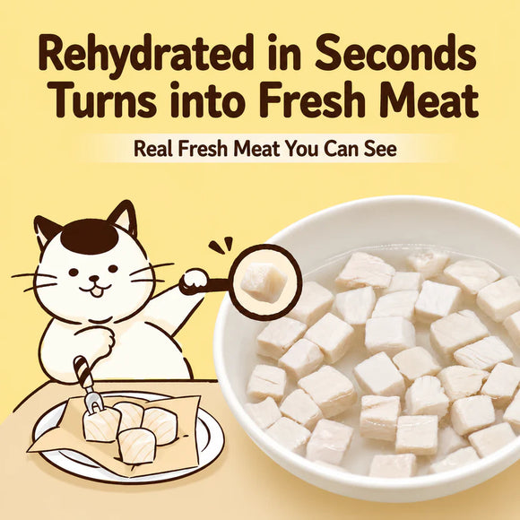 HELL'S KITCHEN - Freeze Dried Chicken Breast Cube (For Both Dogs and Cats)