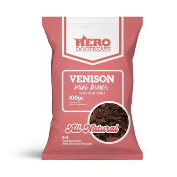 Hero Dog Treats - Venison Mini Bones