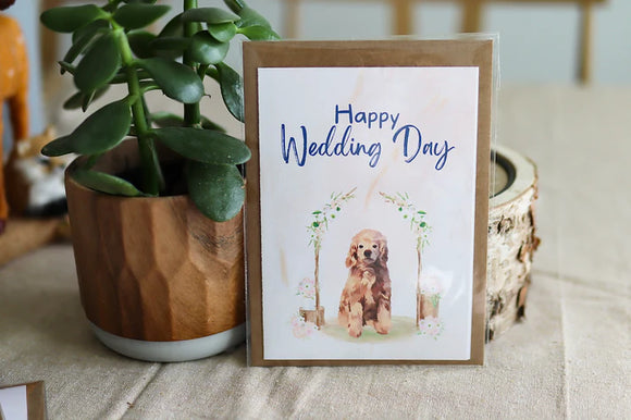 SketchesBySkip - Happy Wedding Day Card