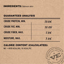 Vital Essentials Raw Bar Freeze-Dried Salmon Skin Dog Treat