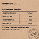 Vital Essentials Raw Bar Freeze-Dried Turkey Necks Dog Treat