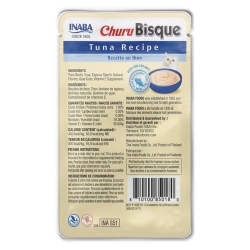 Inaba - Churu Bisque - Tuna Recipe (For Cats)