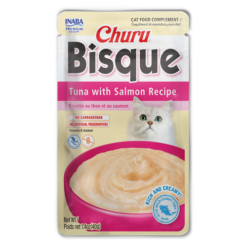 Inaba - Churu Bisque - Tuna with Salmon Recipe (For Cats)