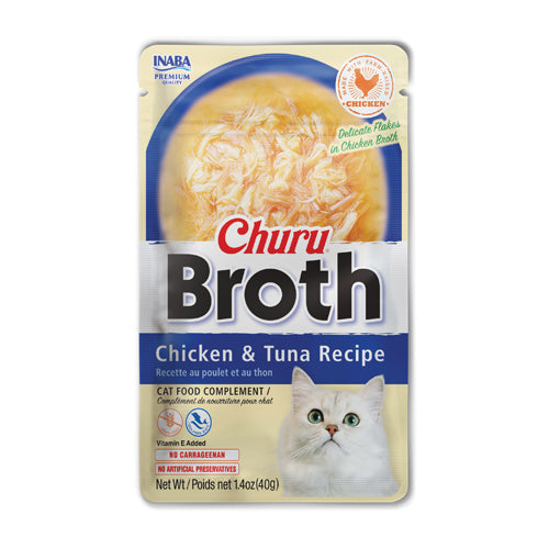 Inaba - Churu Broth - Chicken & Tuna Recipe (For Cats)