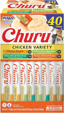 Inaba - Churu Purees - Chicken Varieties Box 40 Tubes (Treat for Cats)