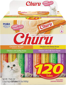 Inaba - Churu Purees - Chicken Varieties Tubes (Treat for Cats)