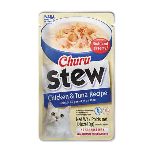 Inaba - Churu Stew - Chicken & Tuna Recipe (For Cats)