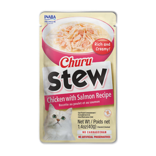 Inaba - Churu Stew - Chicken with Salmon Recipe (For Cats)