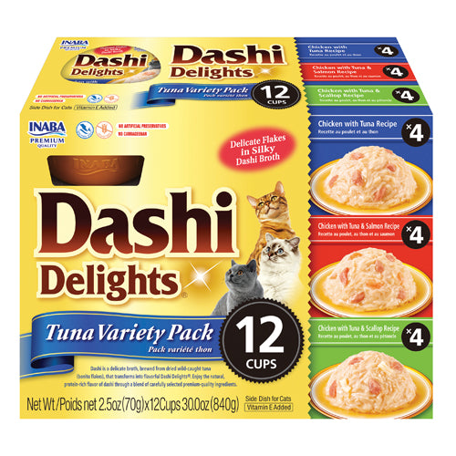 Inaba - Dashi Delights - Tuna Variety Pack (For Cats)