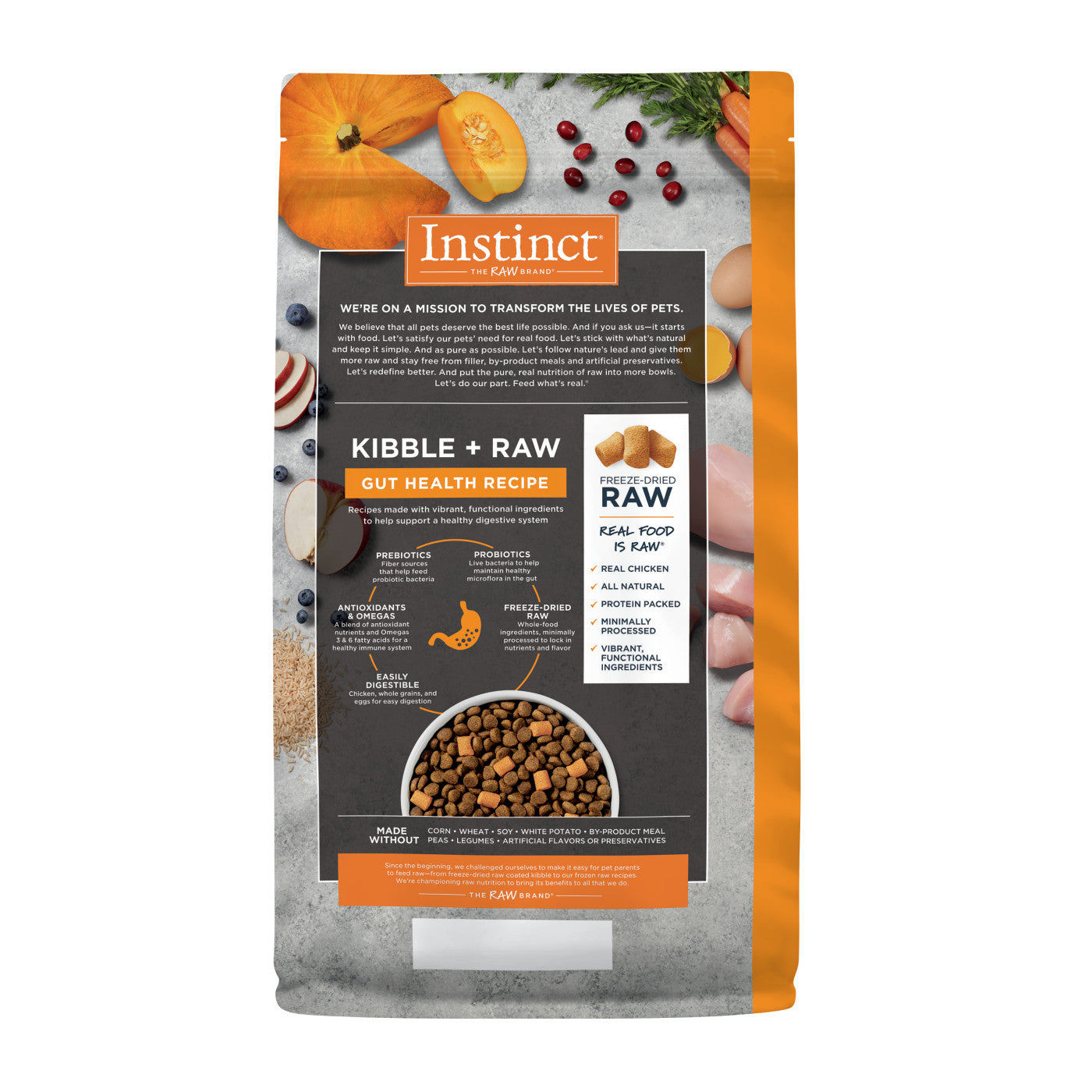 Instinct - Raw Boost - Gut Health - Whole Grain Chicken Recipe (For Dogs)