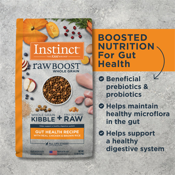Instinct - Raw Boost - Gut Health - Whole Grain Chicken Recipe (For Dogs)