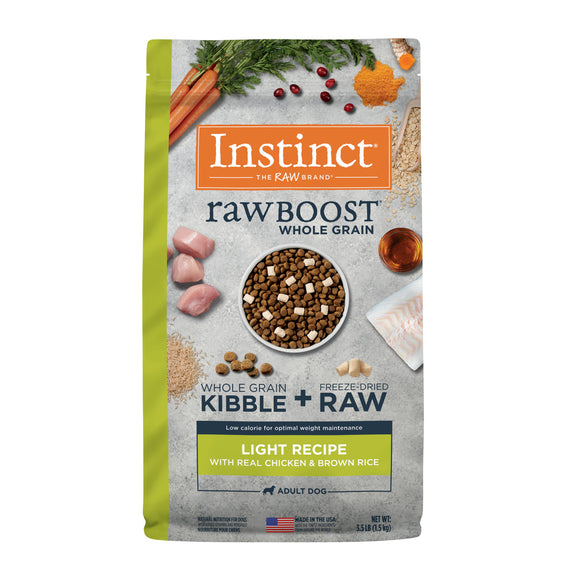 Instinct - Raw Boost - Whole Grain Light Recipe With Real Chicken (For Dogs)