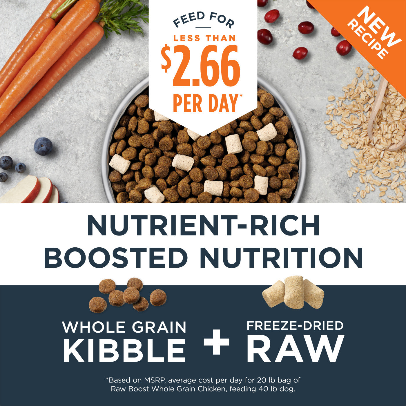 Instinct - Raw Boost - Whole Grain Real Chicken & Brown Rice Recipe (For Dogs)