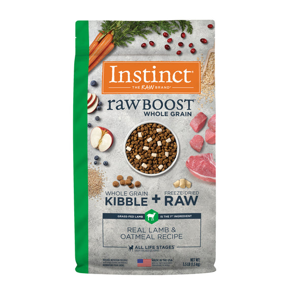 Instinct - Raw Boost - Whole Grain Real Lamb & Oatmeal Recipe (For Dogs)