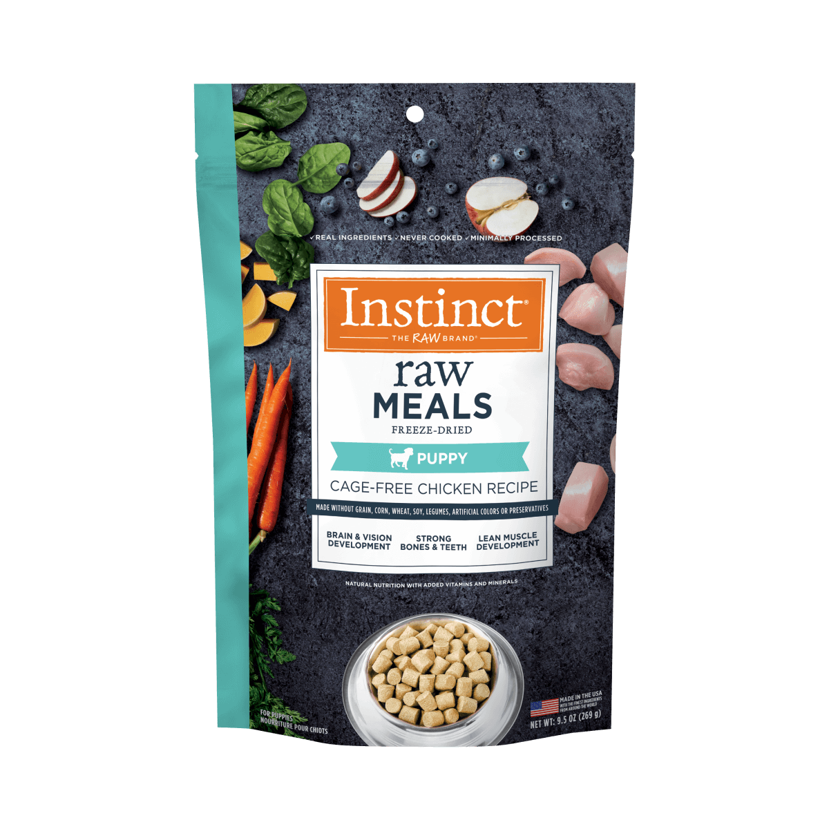 Instinct - Raw Freeze-Dried Meals Cage-Free Chicken Recipe (For Puppies)