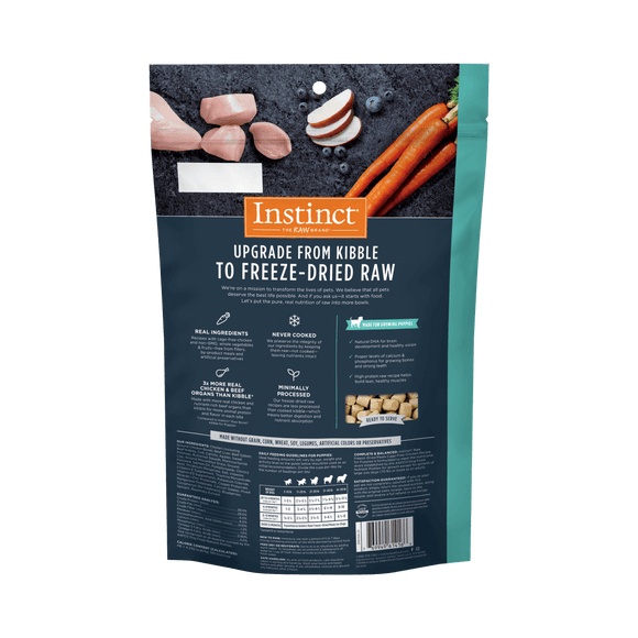 Instinct - Raw Freeze-Dried Meals Cage-Free Chicken Recipe (For Puppies)