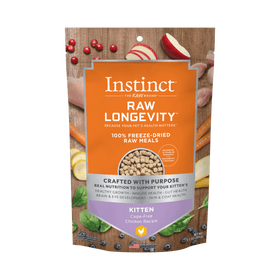 Instinct - Raw Longevity 100% Freeze-Dried Raw Meals Cage-Free Chicken Recipe (For Kittens)