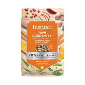 Instinct - Raw Longevity 20% Freeze-Dried Raw Meal Blend Cage-Free Chicken Recipe