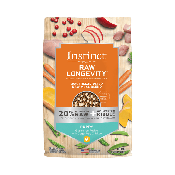Instinct - Raw Longevity 20% Freeze-Dried Raw Meal Blend Cage-Free Chicken Recipe (For Puppies)