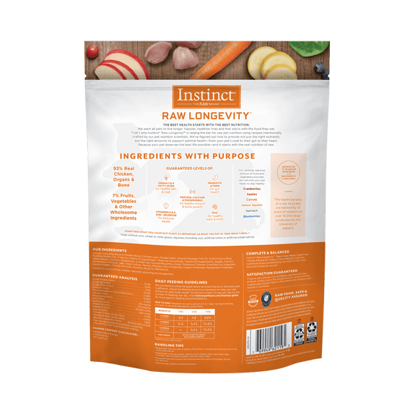 Instinct - Raw Longevity Frozen Bites Cage-Free Chicken Recipe (For Kittens)