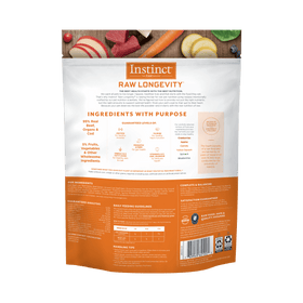 Instinct - Raw Longevity Frozen Bites Grass-Fed Beef & Wild-Caught Cod Recipe