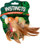 Instincts - HappyNip Love Mates Feather Birds (For Cats)-1