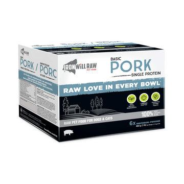 Iron Will Raw - Basic Pork - Frozen Product 