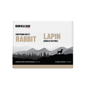 Iron Will Raw - Basic Rabbit (For Dogs & Cats) - Frozen Product
