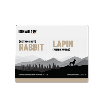 Iron Will Raw - Basic Rabbit (For Dogs & Cats) - Frozen Product
