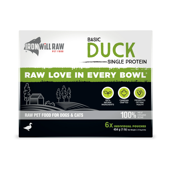 Iron Will Raw - Basic Duck - Frozen Product