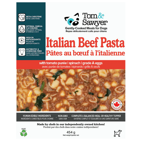 Tom & Sawyer - Italian Beef Pasta (For Dogs) - Frozen Product
