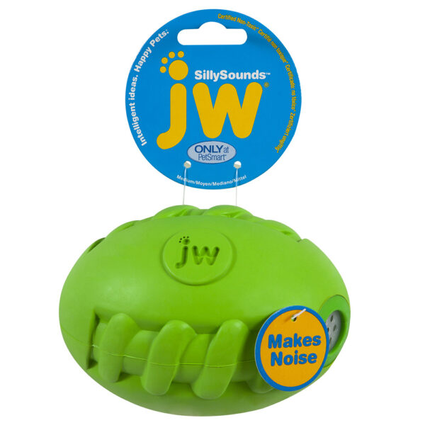 JW Pet - SillySounds Spiral Football (Dog Toy)