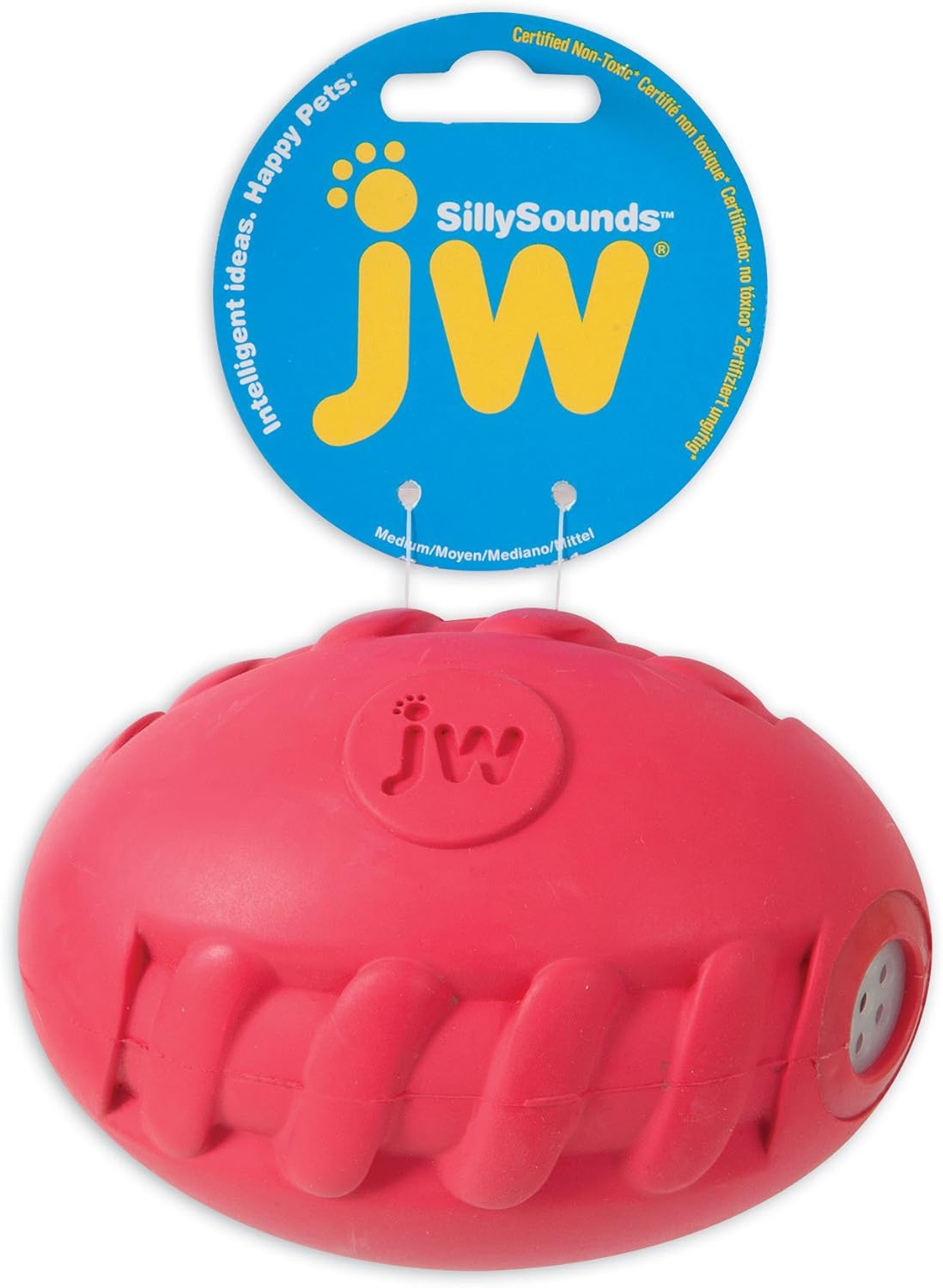 JW Pet - SillySounds Spiral Football (Dog Toy)