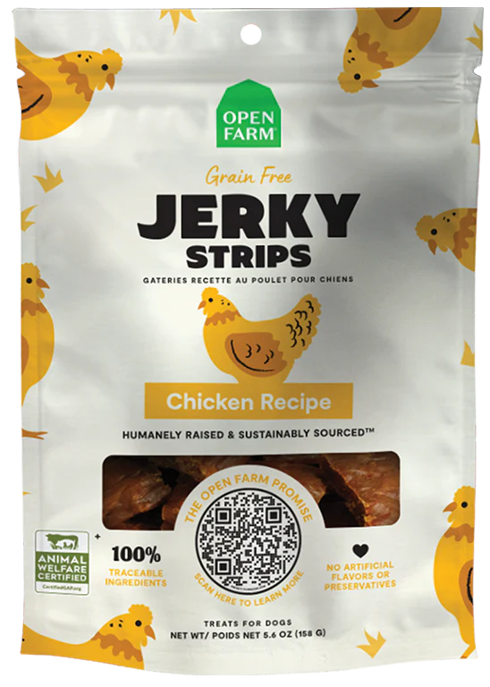 Open Farm - Grain Free Chicken Jerky Strips (For Dogs)