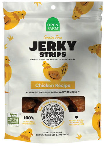 Open Farm - Grain Free Chicken Jerky Strips (For Dogs)