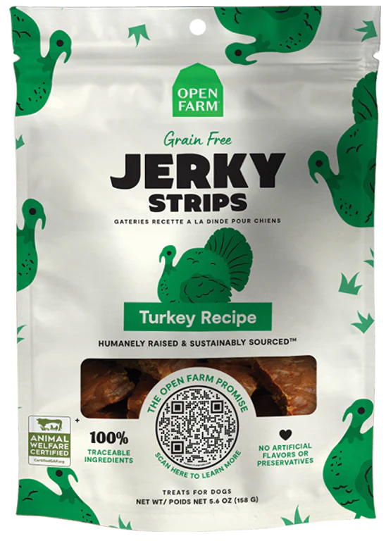 Open Farm - Grain Free Turkey Jerky Strips (For Dogs)