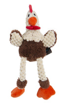 GoDog - Just for Me Roosters Skinny Brown (Dog Toy)