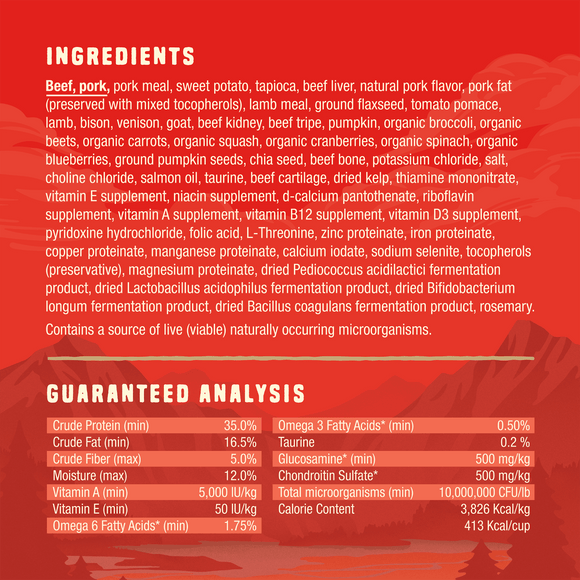 Stella & Chewy's Wild Red Raw Coated Grain & Legume Free Red Meat Recipe dry dog food