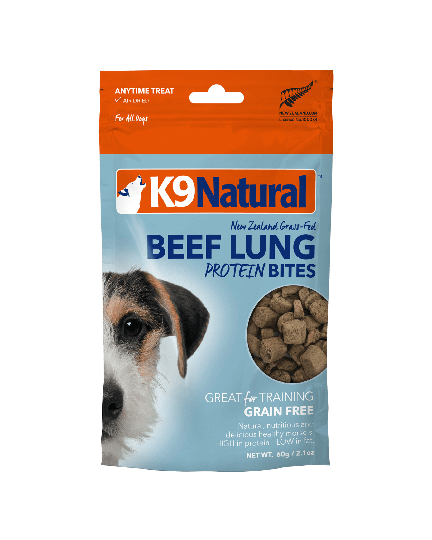 K9 Natural - Air Dried Beef Lung Protein Bites