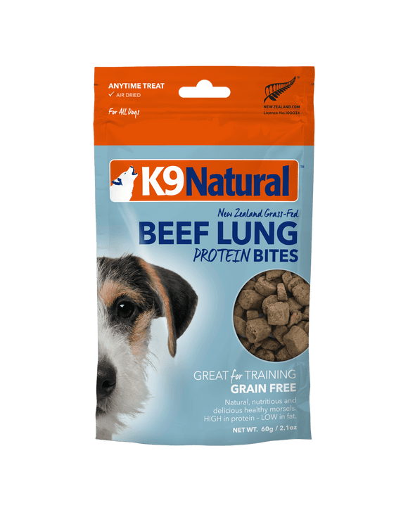 K9 Natural - Air Dried Beef Lung Protein Bites